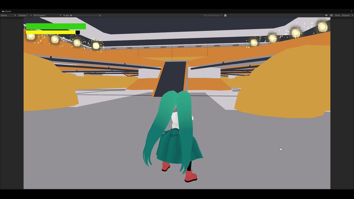 You might've noticed, but we have a new arena! The Outgoer Training Center is a basic arena meant for newcomers. Symmetrical and focusing on teamwork, it's still getting some finishing touches, but when it's live, don't take it lightly! #gamedev #indiedev #anime #unity3d