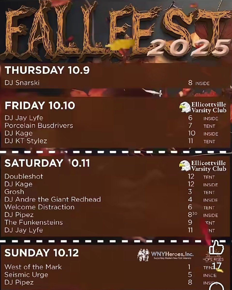 djpipez_'s tweet photo. I will be at Balloons Restaurant &amp; Nightclub Sat Oct 11th from 8:30pm to 2am and Sun Oct 12th 8pm to 12am for the Fall Fest...
#djpipez #billsmafia    #716buffalo #jamestownny #oleanny #salamancany #springvilleny #716Music #balloonsellicottville https://t.co/Yjo6tjccVG
