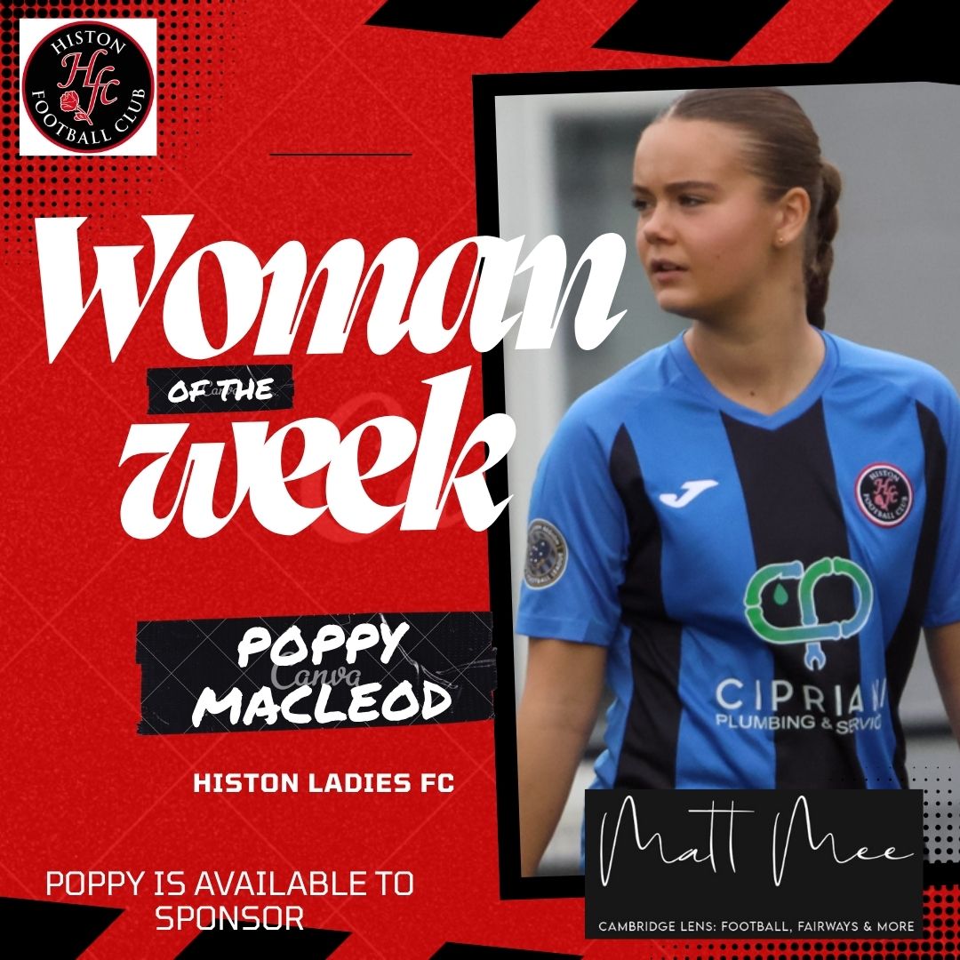 🌟 Woman of the Week 🌟
👏 Huge credit to Poppy Macleod, who earned her first start after hard work in training!
Solid defensively, positive on the ball &amp; always looking to drive attacks from right-back.
An excellent display ⚽ #WomanOfTheWeek