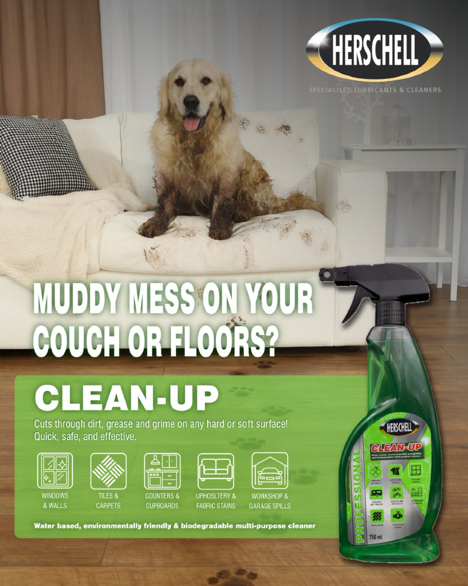 Herschell_SA's tweet image. Still spring cleaning? 🧽

🐾 Muddy mess? → Clean-Up
❄️ Frozen fridge seals? → Silicone Spray
📺 Dusty screens? → Electronic Cleaner

Herschell has your back 💚 #SpringCleaning #Herschell