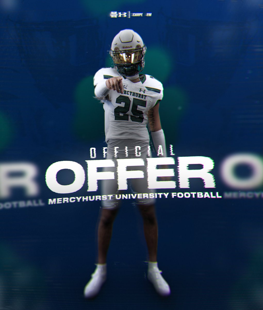 After a great conversation with <a href="/kalleighburke/">Kalleigh Burke</a> I am blessed to receive my first D1 offer from Mercyhurst university!!!!Ⓜ️Ⓜ️ #AGTG 
<a href="/COACHSLOCUM/">Aaron Slocum</a> 
<a href="/FBCoach_Spoon/">Spoon</a> 
<a href="/PAPrepVarsity/">PA Prep Varsity</a> 
<a href="/DLB_Elite/">DLB Elite</a> 
<a href="/EMagorien/">Joe Magorien</a> 
<a href="/footballcoach79/">coachweider</a> 
<a href="/PRZVicCastillo/">VicCastilloPRZ</a>