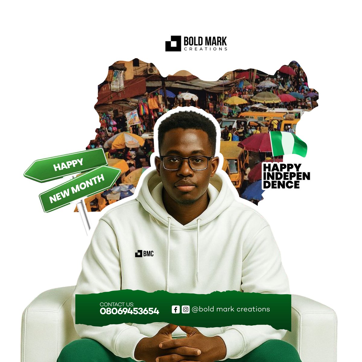 theboldevan's tweet photo. Happy independence๐ณ๐ฌ
Nigeria@65๐ณ๐ฌ
#HappyNewMonth
#happyindependenceday
#nigeriancreative
#Oct1challenge
@TariusNG
@Halosznn_ https://t.co/6o2QcdEGH4