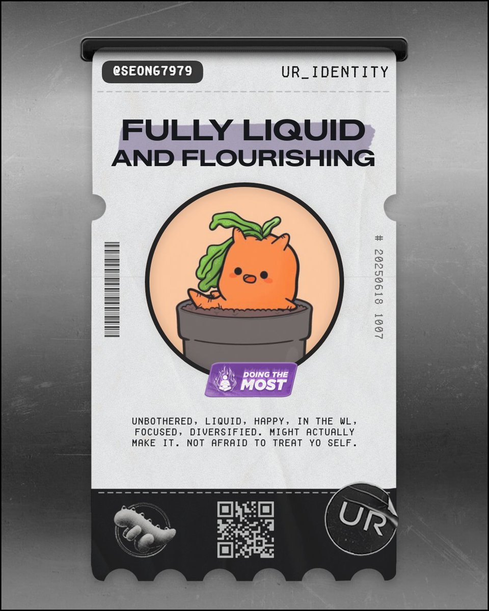 Just claimed my UR IDENTITY 🧾

Take the quiz → reveal who UR

@UR_Global is launching soon, join the community.