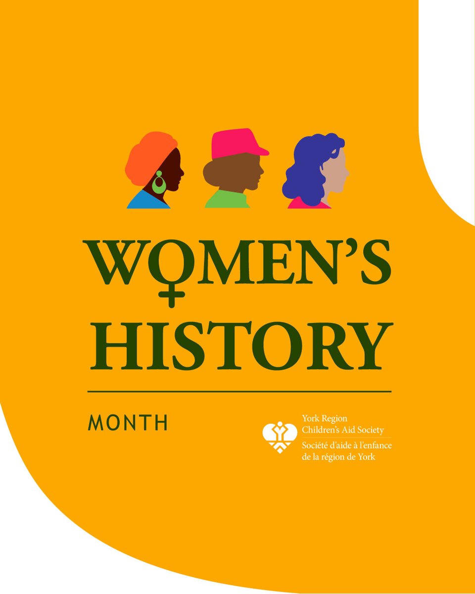YorkRegionCAS's tweet image. October is Women’s History Month in Canada!

This month, we honour the trailblazers, leaders, and everyday heroes who have shaped Canada’s history and continue to shape our future. 💪🏽❤️

#YRCAS #WomensHistoryMonth #HerStoryCanada #CanadianWomenLead #WHMCanada