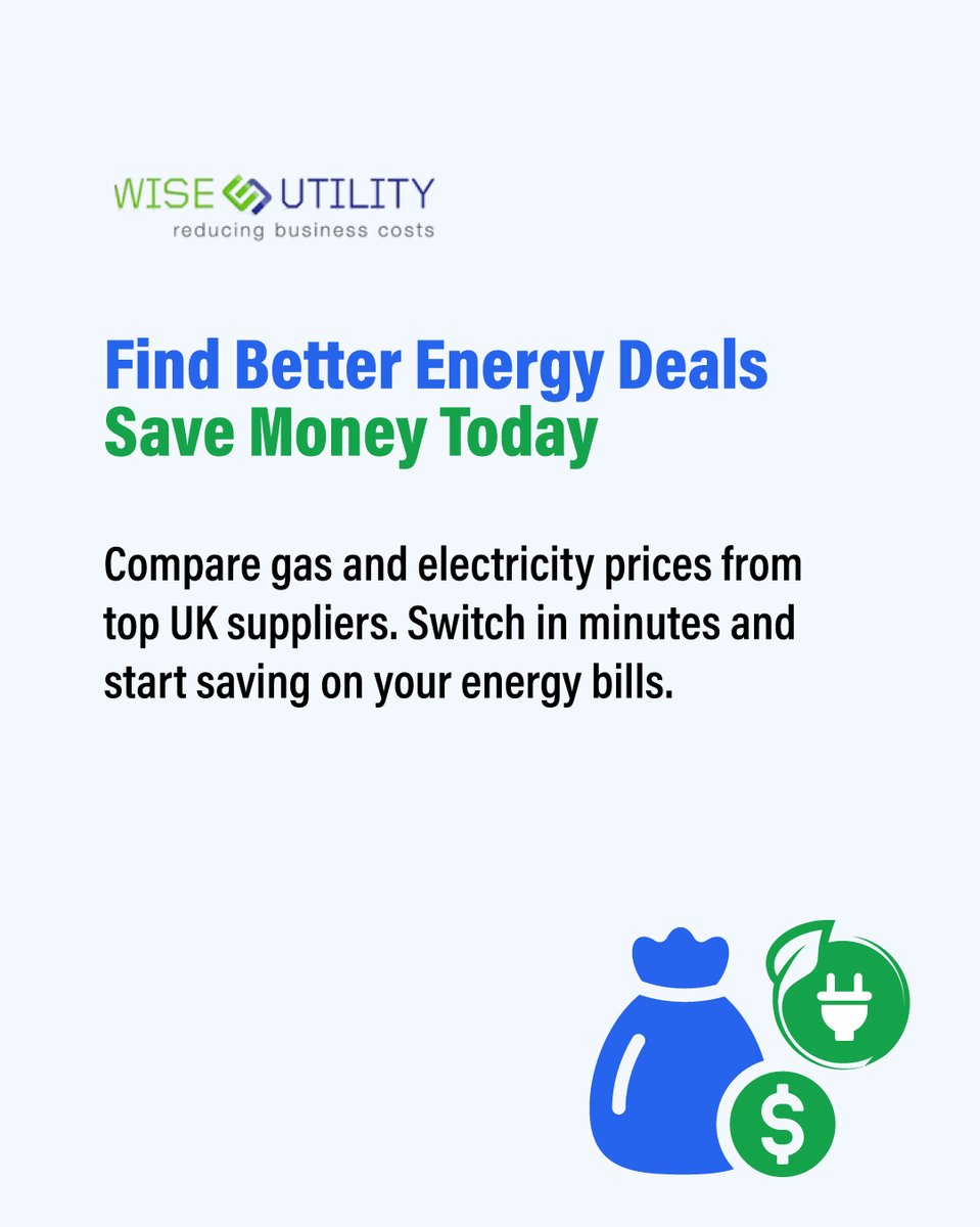 💡 Why pay more than you should? 

With Wise Utility, you can compare gas and electricity prices from top UK suppliers. 

✅ 100% Free Service
✅ Switch in Just 2 Minutes
✅ Trusted by 50,000+ Happy Customers

Start saving today.

🔗 Compare now at wiseutility.co.uk
