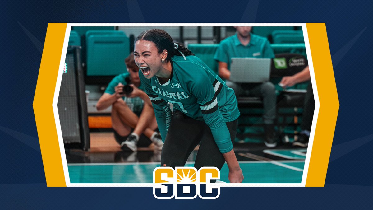 𝗘𝗫𝗧𝗥𝗔 𝗦𝗧𝗢𝗨𝗧.

Jalyn Stout from <a href="/CoastalVball/">Coastal Volleyball</a> surpassed the <a href="/NCAAVolleyball/">NCAA Women's Volleyball</a> career triple-double mark. She has recorded 41 in her career and is the current leader across all divisions. 

📰 » sunbelt.me/47aRjuz
