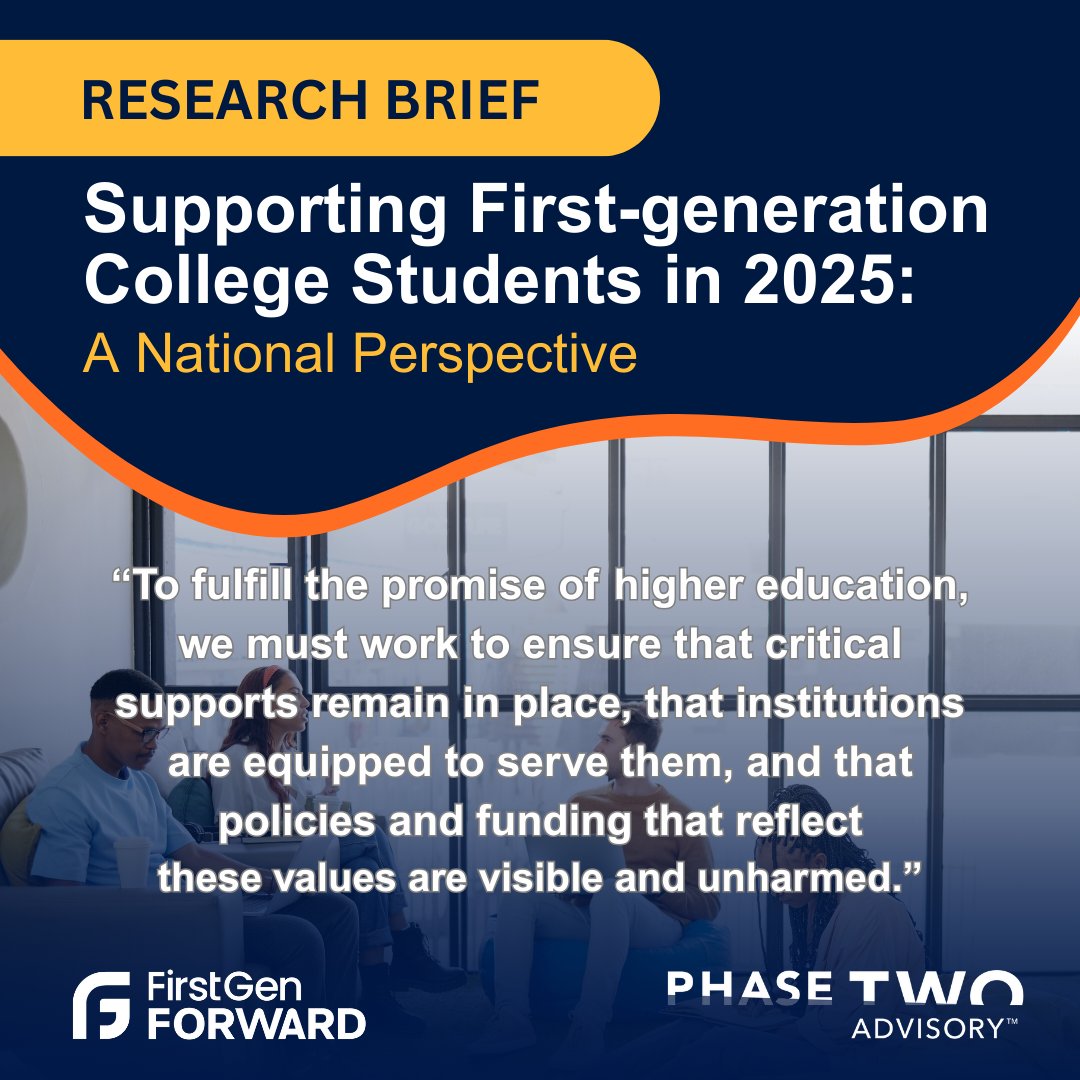 FirstgenForward's tweet image. Dr. Stephanie Bannister, reflects on why supporting #firstgen students matters. She shares that "we must protect TRIO, we must save Pell, and we must continue to #firstgen students the way they deserve to be supported." Read more at bit.ly/FGFLandscape. #FirstGenForward