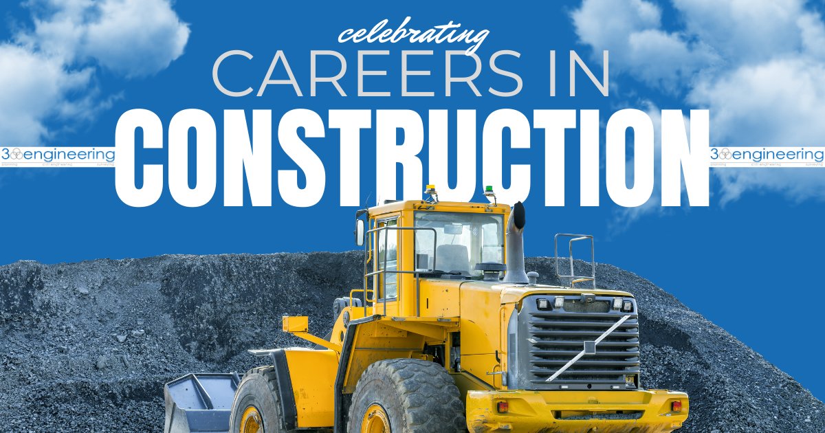 3engineering's tweet image. October is Careers in Construction Month! 3 Engineering is proud to design infrastructure that connects utilities, manages floodplains &amp;amp; preserves landscapes. Join us in celebrating the pros who bring plans to life.

#CareersInConstruction #3Engineering #CivilEngineering #Arizona