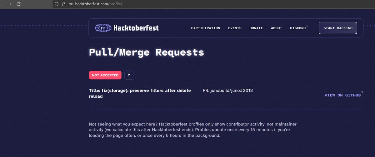 devopsbysarika's tweet image. Day 1 of @hacktoberfest 2025 
First PR submitted!
Fixed frontend bug in junobuild/juno 
Preserved filters after asset deletion &amp;amp; optimized store updates. Let’s see… hope it gets merged🤞