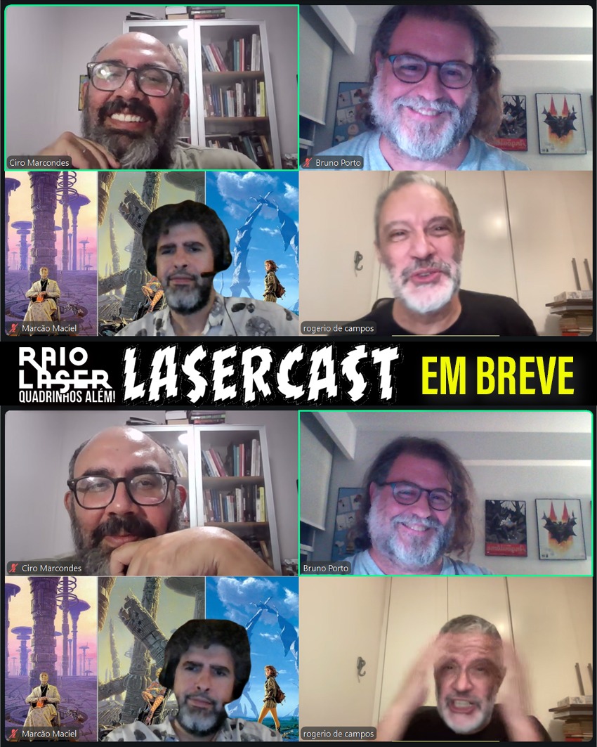 O editor Rogério de Campos (<a href="/editoraveneta/">Veneta</a>) conversou com os raiúcas <a href="/Calterian/">Ciro I. Marcondes</a> Marcão Maciel e <a href="/portolandia/">Bruno Porto</a> sobre censura, mercado, exploração, propaganda, Theodor Adorno, cultura de massa, moralismo e, claro, sedução de inocentes no próximo episódio do LASERCAST ⚡ EM BREVE ⚡