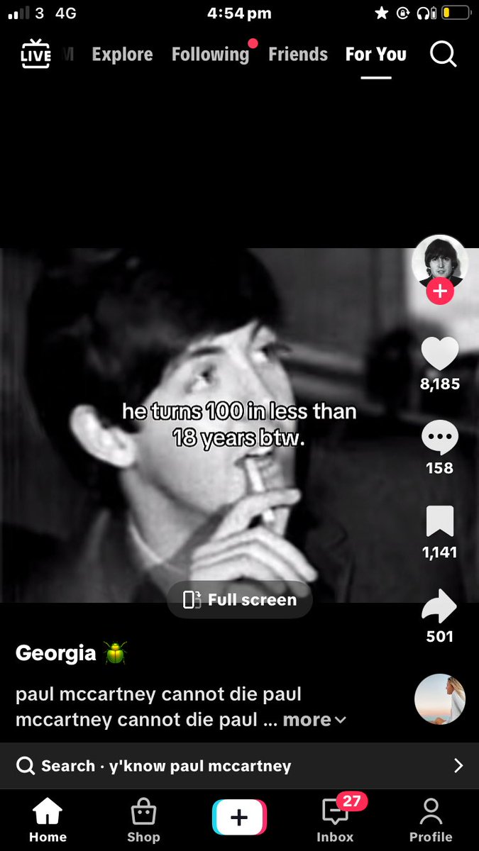 beatlestok be saying anything just to bring up the fact that hes gonna die one day