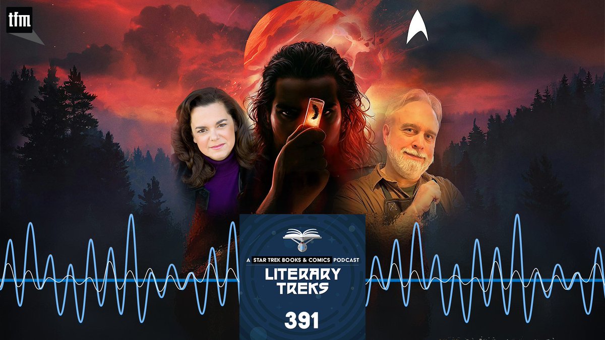 New #LiteraryTreks 
"Nick's Vision"

#StarTrekKhan writers Kirsten Beyer and David Mack join <a href="/knittingtrekkie/">Casey Pettitt</a> and <a href="/JonathanKoan/">Jonathan Koan</a> to talk about the audio drama! 
 
Listen at:
Website - trek.fm/literary-treks…
Choose your podcast app: trekfm.link/lt-efm