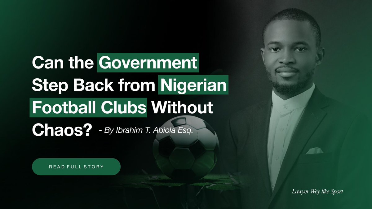 Can the Government Step Back from Nigerian Football Clubs Without Chaos?

A total of 229 players sold between June and September 2025 generated only $7.5 million for Nigeria, a figure that demands close examination of the country's football framework.

A central issue is whether
