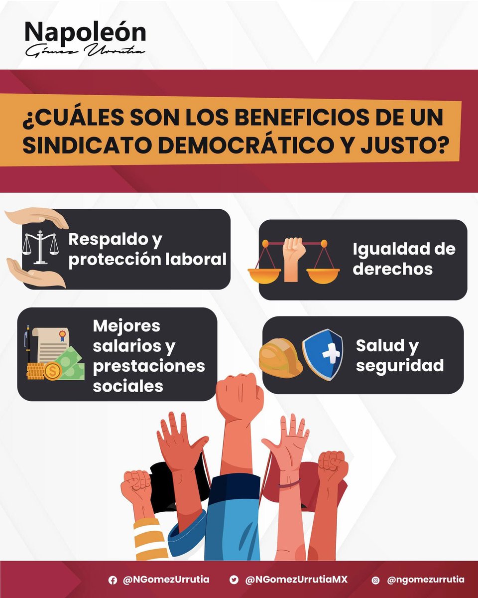 ¡En unidad somos más fuertes! 👊🏼

Un sindicato justo y libre te garantiza mejores salarios, condiciones laborales dignas y respaldo legal.

Sigamos fortaleciendo la organización sindical para conquistar más y mejores derechos para todos los trabajadores.