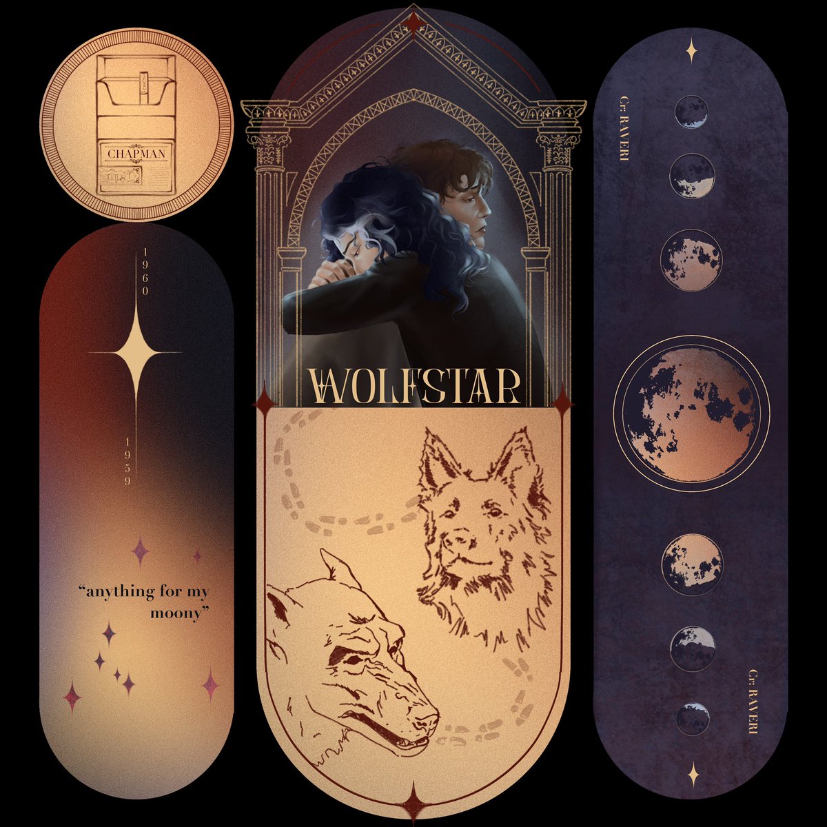 #marauders #maraudersart #art #wolfstar #siriusblack #Remuslupin