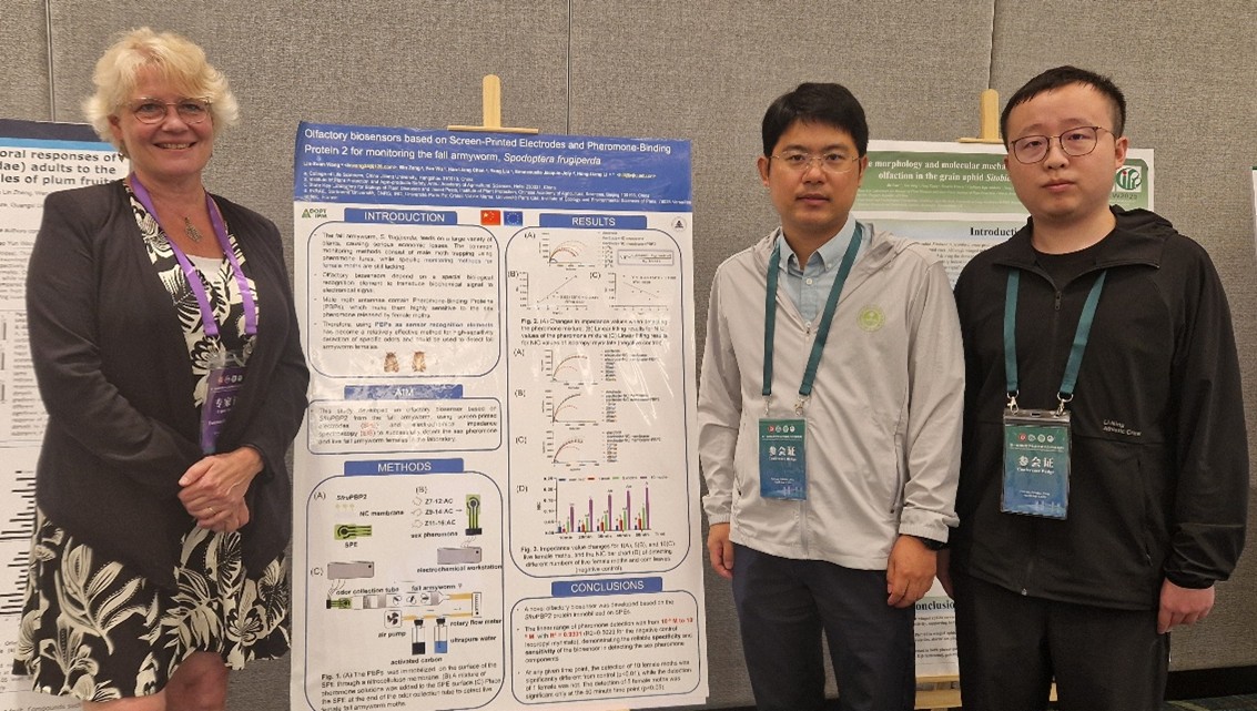 🌏 ADOPT-IPM at the 1st International Workshop on #Chemical #Ecology, Guizhou, China ✨

From 30 August to 1 September 2025, French and Chinese partners of the <a href="/AdoptIPM/">ADOPT-IPM</a> project — <a href="/INRAE_Intl/">INRAE_International</a>, #IPPCAAS, and #CJLU — presented #results from the #AdoptIPM project.

#HorizonEurope