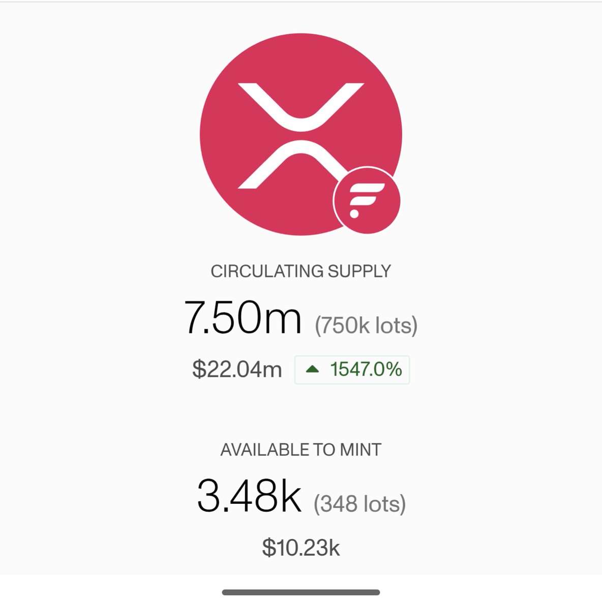 useyourspark's tweet image. Well that didn&apos;t take long. If you missed out, don&apos;t worry there will be another 2.5m available for minting later.
