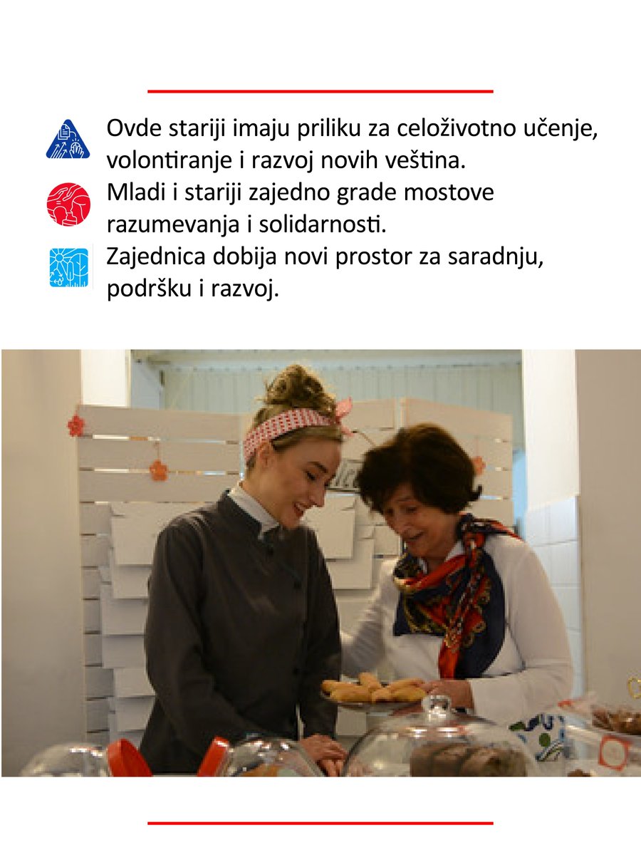 Resource Centers for Intergenerational Cooperation now running in Pirot, Trstenik &amp; Svilajnac. 
Goal: empower youth &amp; older persons to share knowledge &amp; contribute to the community together. 
With <a href="/PRO_Programme/">Program PRO</a> we build resilience &amp; solidarity across generations.
#IDOP