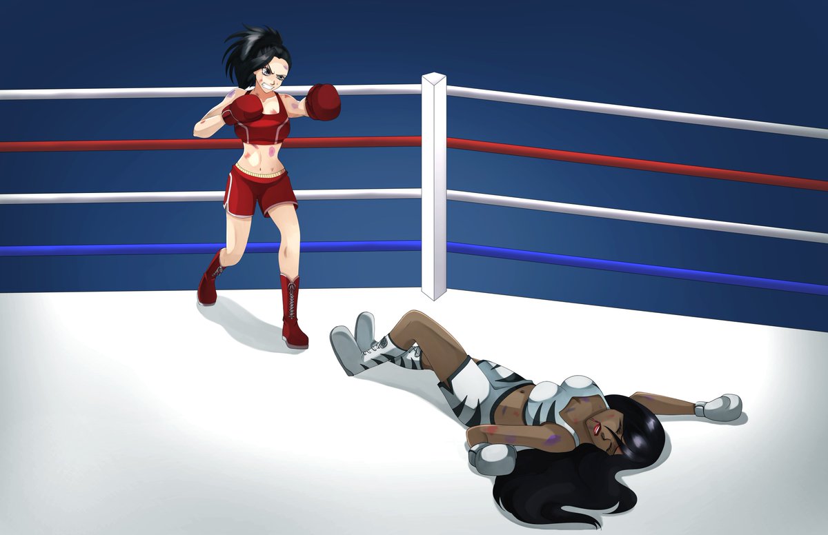 Momo and Ava commission had to repost it again because I've tagged the wrong client,so sorry! 
if anyone know who asked this commission to me please let me know ;w;
#boxing #commission #ArtCommission
