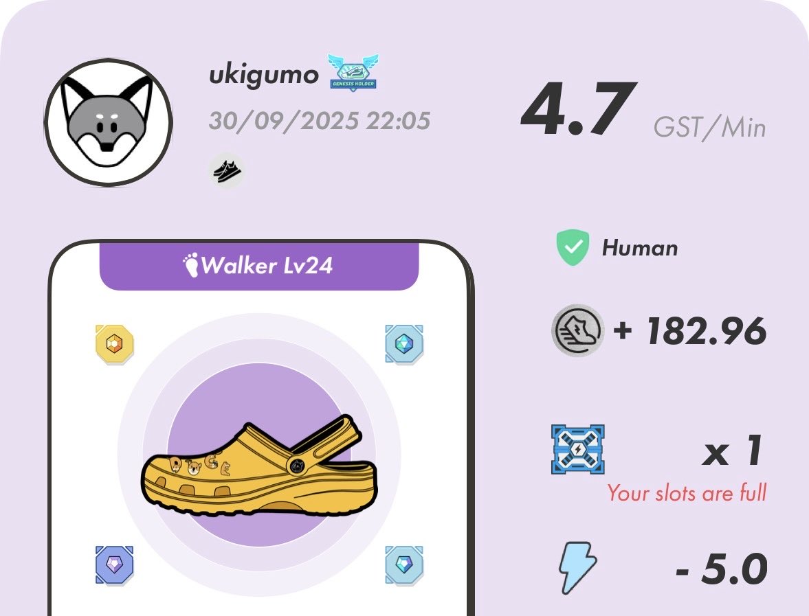 ukigumoSTEPN's tweet image. #STEPN #P国 🐧

今日のOGウォーク🍀

#ActivationCode 
13442846
