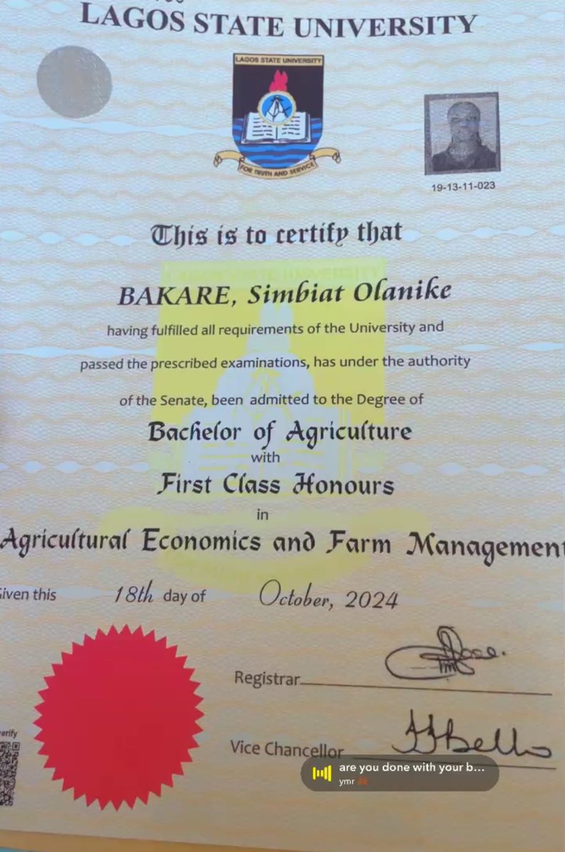 bakare_olanike's tweet photo. NYSC has been a roller coaster but we do not give up over here 😤
I am currently searching for a PPA in Ibadan.
✨Brief Description of Educational background and Skills✨
✨ I graduated from the University with a first class honors in Agricultural Economics and Farm  Management https://t.co/vzL2BIHlY5