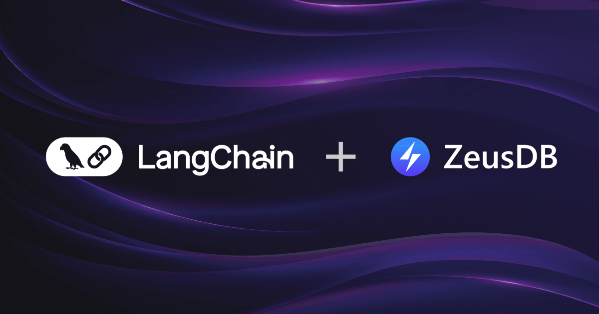 ZeusDB's tweet photo. ⚡ Native ZeusDB support in @langchain! 

Millisecond vector search + 90% memory savings (PQ) 🚀

Build real-world RAG apps without pipeline rework.

Start your integration here:
https://t.co/uiqjnlIG8R

#LangChain #VectorSearch #RAG #AI #LLM https://t.co/4SkjH2oJxR