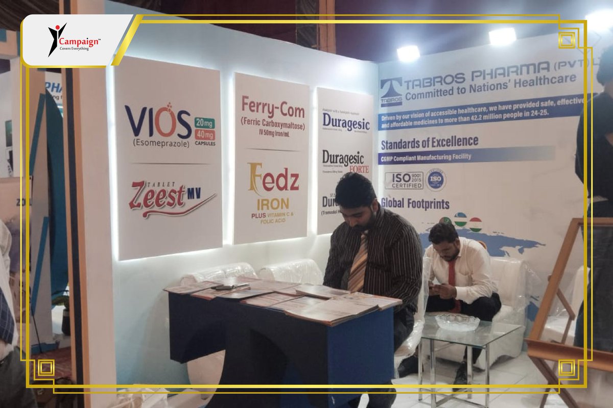 CampaignEvent's tweet photo. #CampaignPakistan is proud to have executed a custom stall setup for #TabrosPharma at the 28th Pakistan Hypertension League Conference 2025.
Designed with precision and functionality, the stall served as a space for meaningful interactions.
#StallDesign #EventExecution #PHL2025 https://t.co/cLeNSJyKLY