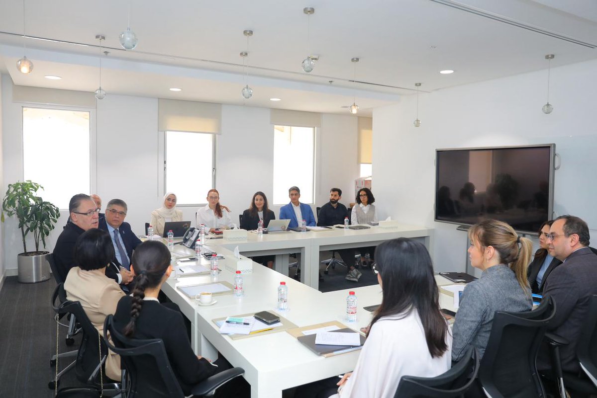 knowledge4All1's tweet photo. Inspiring visit at the #KnowledgeProject in #Dubai!
Dr. @AbdallahAldard1 &amp; UN RC in the #UAE @BBoell joined us to discuss the Global Knowledge Index #GKI revision &amp; upcoming steps for advancing knowledge economies regionally &amp; globally. Stay tuned for #GKI25 &amp; more updates! https://t.co/Sa2NDvFzxn