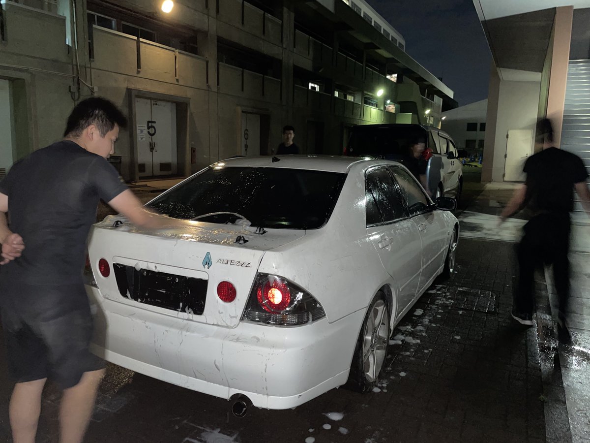 CIT_CAR's tweet image. アルテッツァ復活しました！！
復活洗車洗車