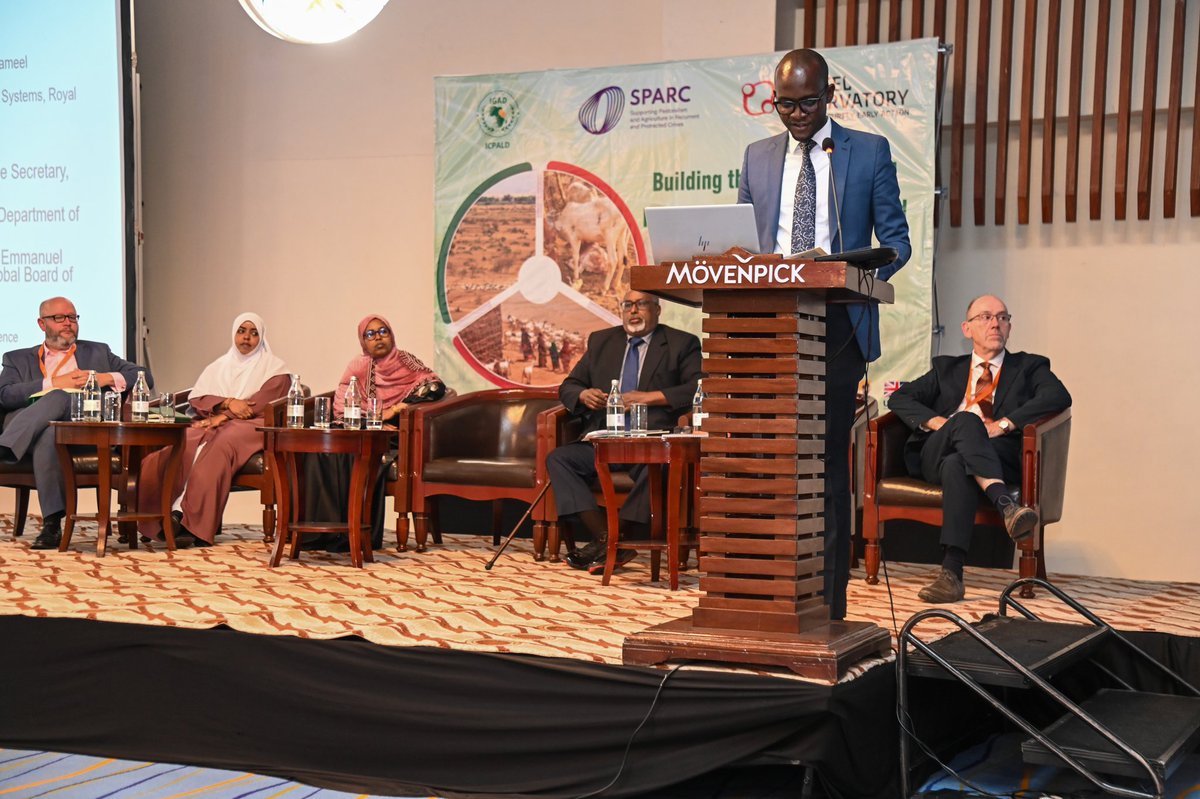 ASALs_Regional's tweet image. Ambrose Lore, Acting Secretary ASALs, on behalf of the Principal Secretary for ASALs, today officially opened a two-day conference on building resilience and prosperity of pastoralists and dryland communities.