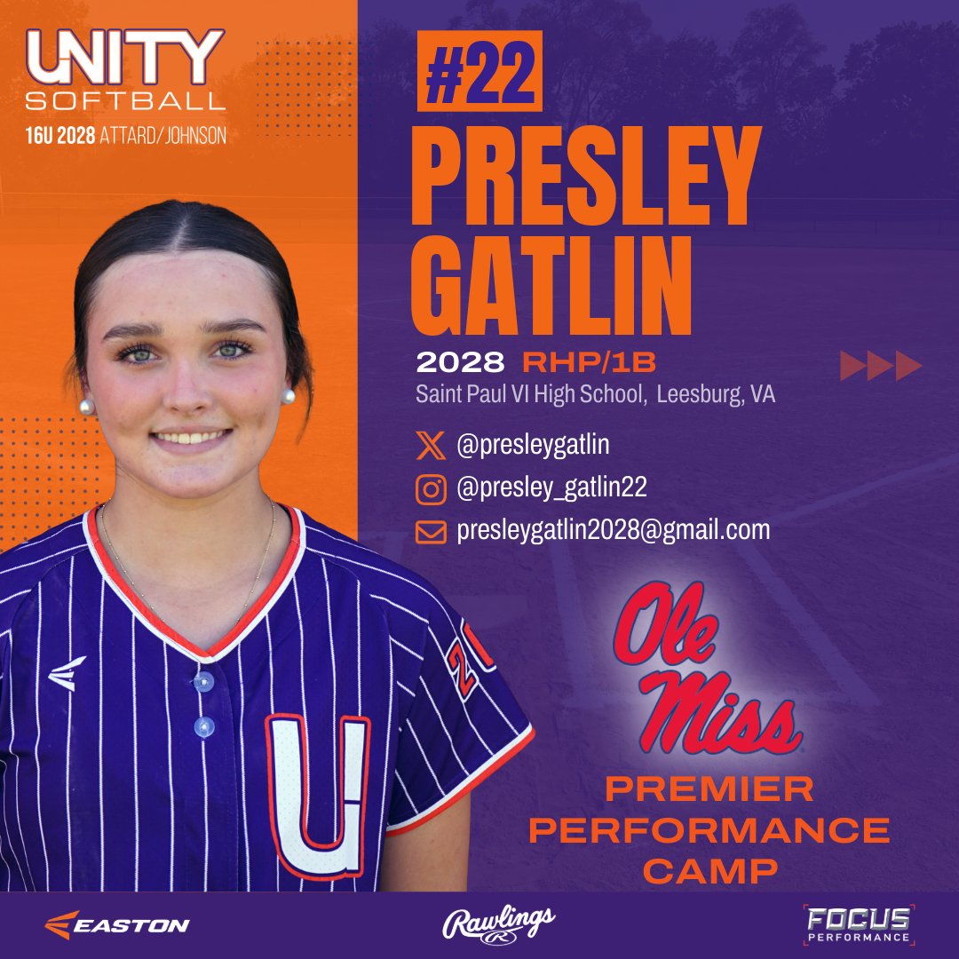UnityAttard's tweet image. Presley (@presleygatlin) is back at @OleMissSoftball this weekend! @Jamie_Trachsel @EhrenEarleywine @NEvansSoftball @CoachBBuchanan @VAUnitySB