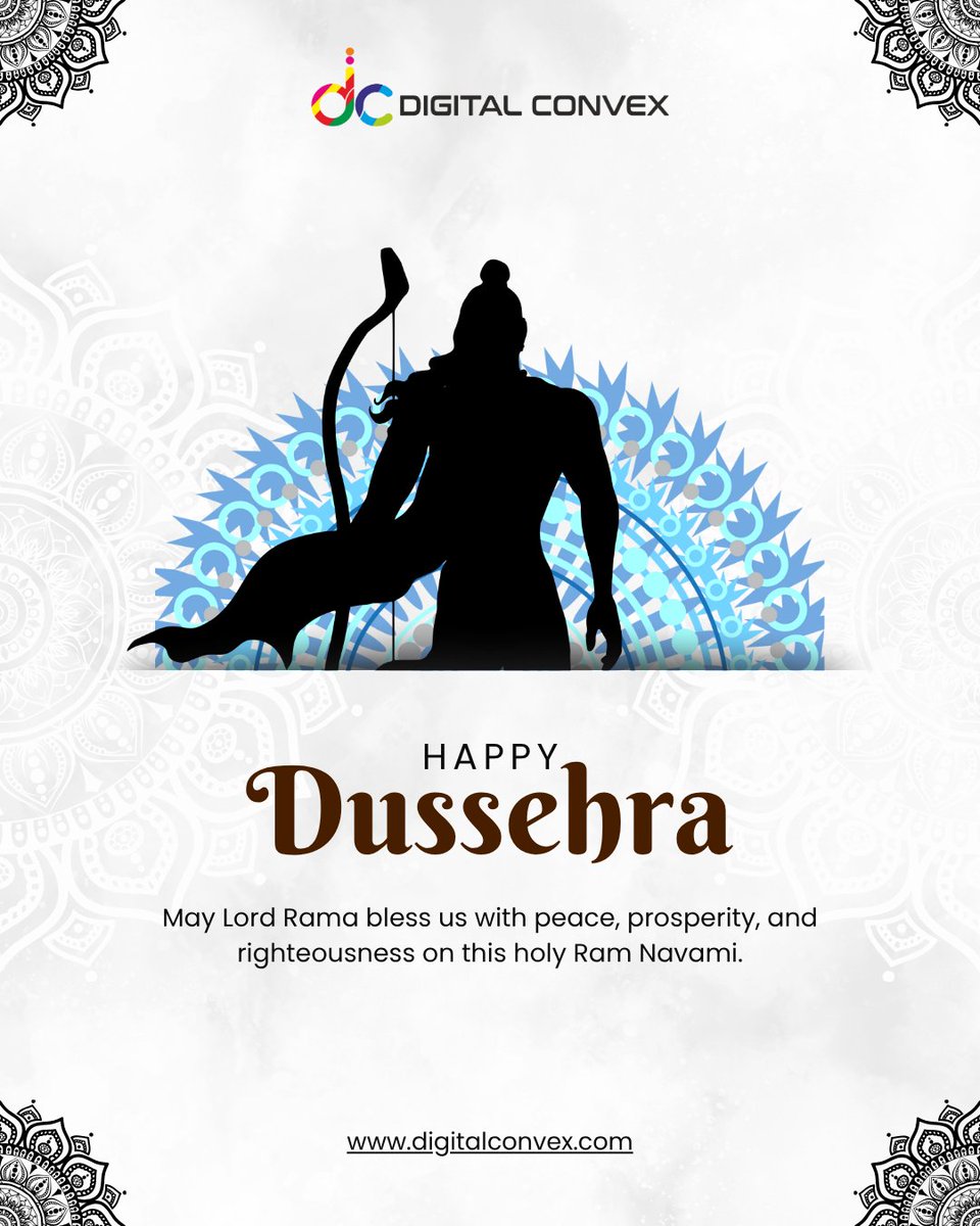 digital_convex's tweet image. 🌟 Happy Dussehra from @digital_convex ! Celebrate courage, strategy &amp;amp; triumph as we empower businesses to embrace bold digital solutions. 

Light, joy &amp;amp; success to all! ✨
#Dussehra2025 #DigitalTransformation #DigitalConvex #HappyDussehra
