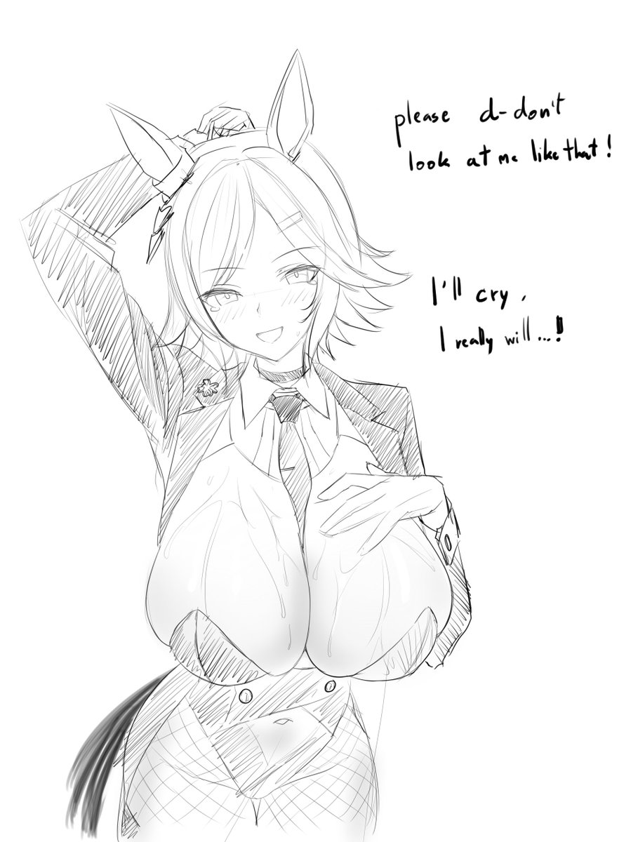 Gladiusfon's tweet photo. [doodle] winning ticket with ade (nikke) costume https://t.co/aizKlEHYxj