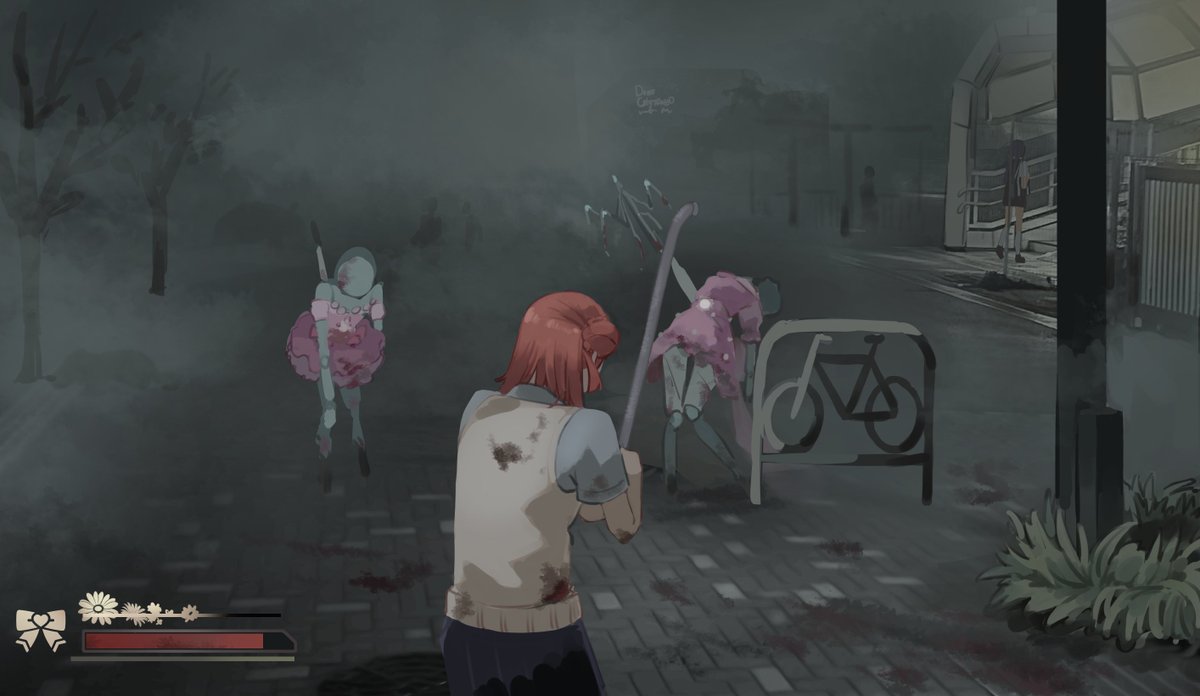 myonglette's tweet photo. ayumu in silent hill https://t.co/FaujsZC0IE