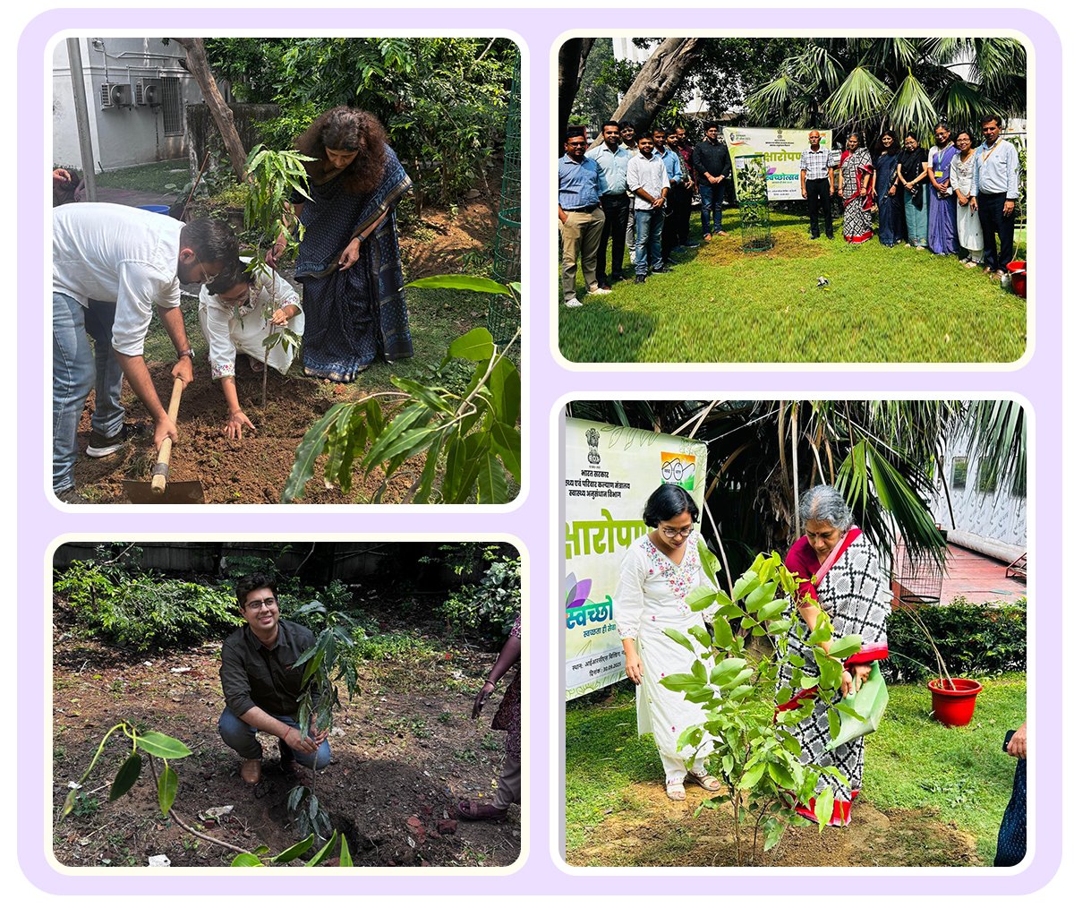 As part of #Swacchotsav2025, Department of Health Research proudly organized a plantation drive, promoting sustainability and environmental responsibility. Let's nurture the nature, together.
#SHS2025 #SwachhataHiSeva2025 #Swachhotsav2025  <a href="/ICMRDELHI/">ICMR</a>  <a href="/MoHFW_INDIA/">Ministry of Health</a> <a href="/PMOIndia/">PMO India</a>