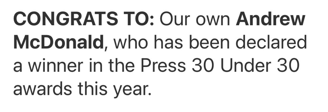 Andrew McDonald tweet media