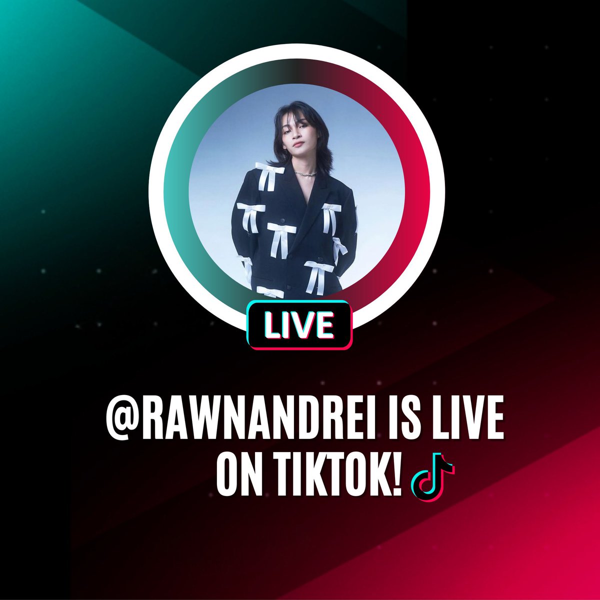 teamrawnofc's tweet photo. [📣] 25.10.01| RAWN TIKTOK LIVE 

🔗Watch live here: https://t.co/dFxKmhwQZB

RAWN NEW ORBIT BEGINS
#Happy25thBirthdayRawn 
#KNRawnAndrei #RonCastillo https://t.co/BDfzsn7zhC