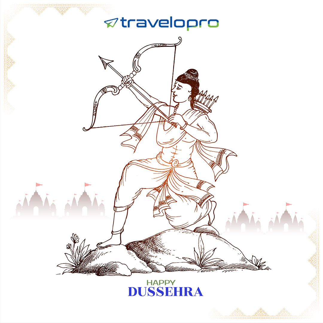 TraveloPro's tweet photo. @TraveloPro Wishes You And Your Family Happy Dussehra !! May This Festival Of Dussehra Usher In Good Fortune And Prosperity In Your Life.

#traveltechnologycompany
#travelsoftwarecompany
#travelportaldevelopment
#dussehra2025
#travelopro https://t.co/dvVeR13NqZ