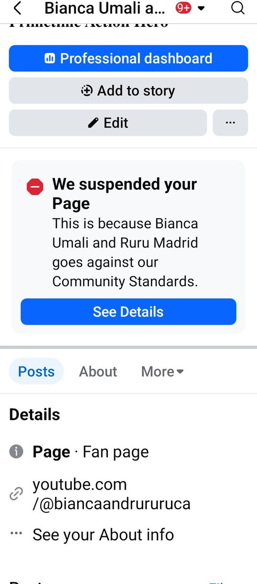 Na Suspend FB page ko 😔😭
