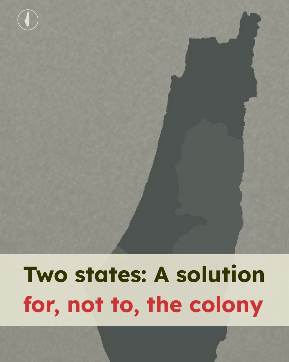 "The Two-State Solution is Not a Palestinian Solution, but an Answer to Israel’s Problems", an article by Mohammed Zraiy
substack.com/inbox/post/174…