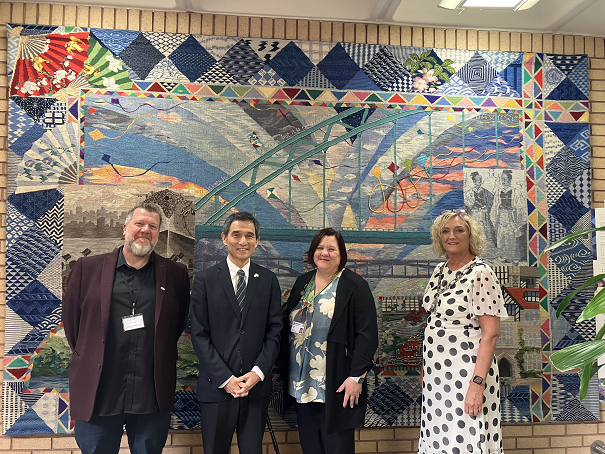 📰 On Friday, 26th September, Consul General Katsutoshi Takeda visited the city of Gateshead in Northeast England and paid a courtesy call on Deputy Mayor, Cllr Sharron Potts.

Read the full article on our website or other SNS channels!