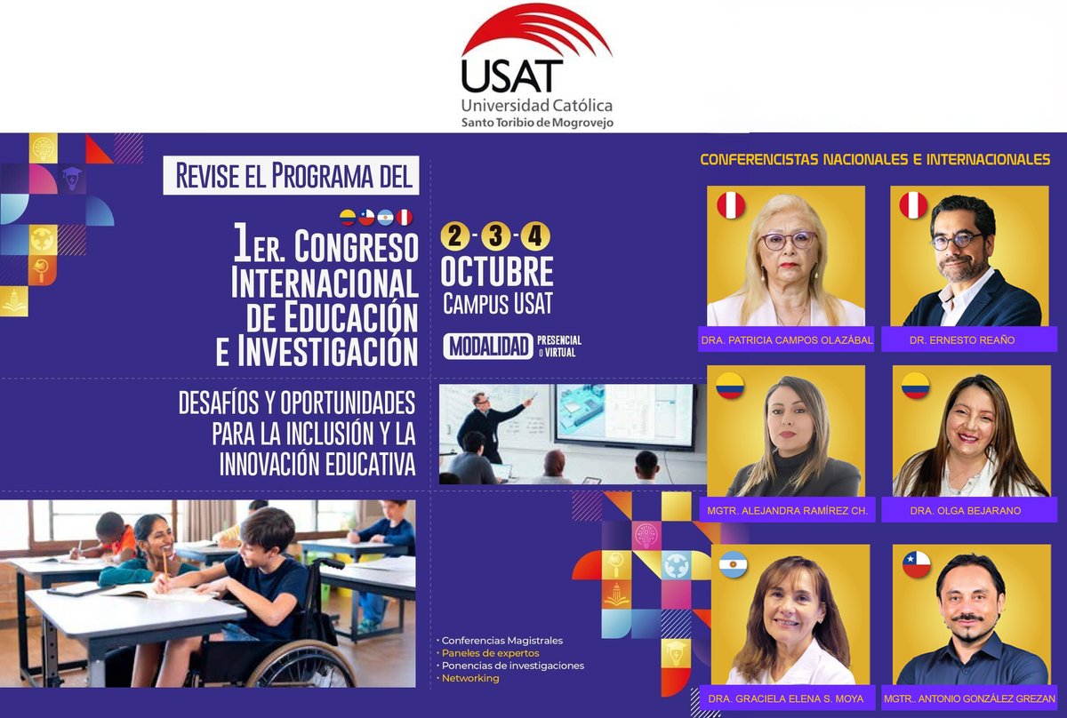 igrezan's tweet photo. Participaremos como #IFELivingLab en el 𝟭𝗲𝗿 𝗖𝗼𝗻𝗴𝗿𝗲𝘀𝗼 𝗜𝗻𝘁𝗲𝗿𝗻𝗮𝗰𝗶𝗼𝗻𝗮𝗹 𝗱𝗲 𝗘𝗱𝘂𝗰𝗮𝗰𝗶𝗼́𝗻 𝗲 𝗜𝗻𝘃𝗲𝘀𝘁𝗶𝗴𝗮𝗰𝗶𝗼́𝗻 de la @usatenlinea Un espacio para compartir sobre inclusión e innovación educativa y profundizar en la mediación de la tecnología https://t.co/AcDKY9EtDJ