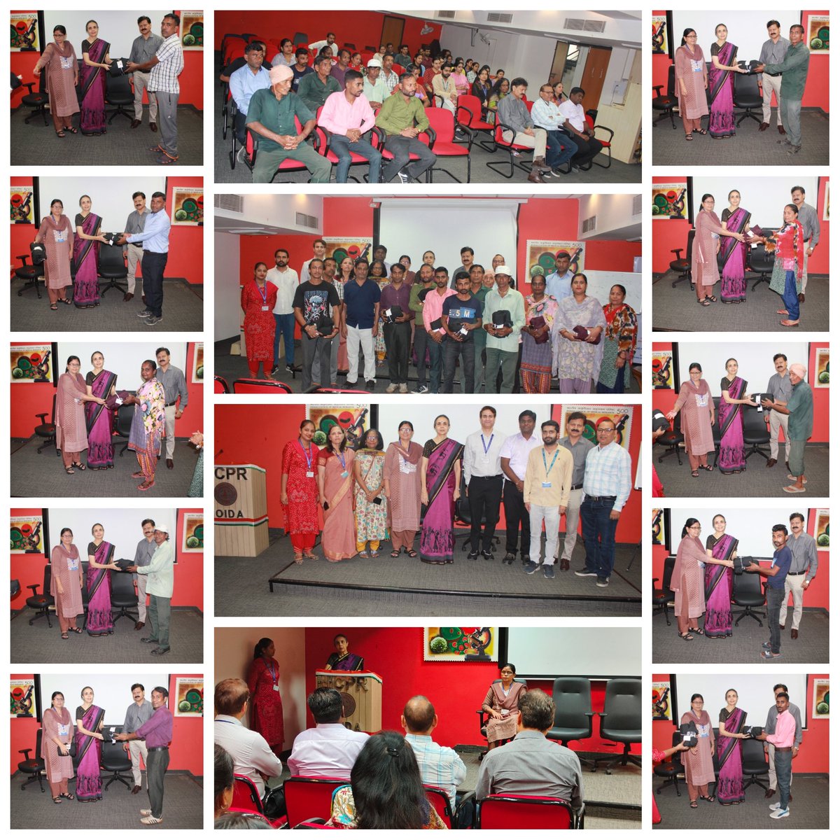 icmr_nicpr's tweet photo. We organized a felicitation ceremony to honour our #Safai #Mitras and #Sanitary #Workers under #SwachhataHiSeva2025 🙏
A heartfelt tribute to their unwavering efforts in keeping our surroundings clean, healthy, and green. 🌿💚
#SwachhataHiSeva2025 #SHS2025 https://t.co/91TEpGY3aX
