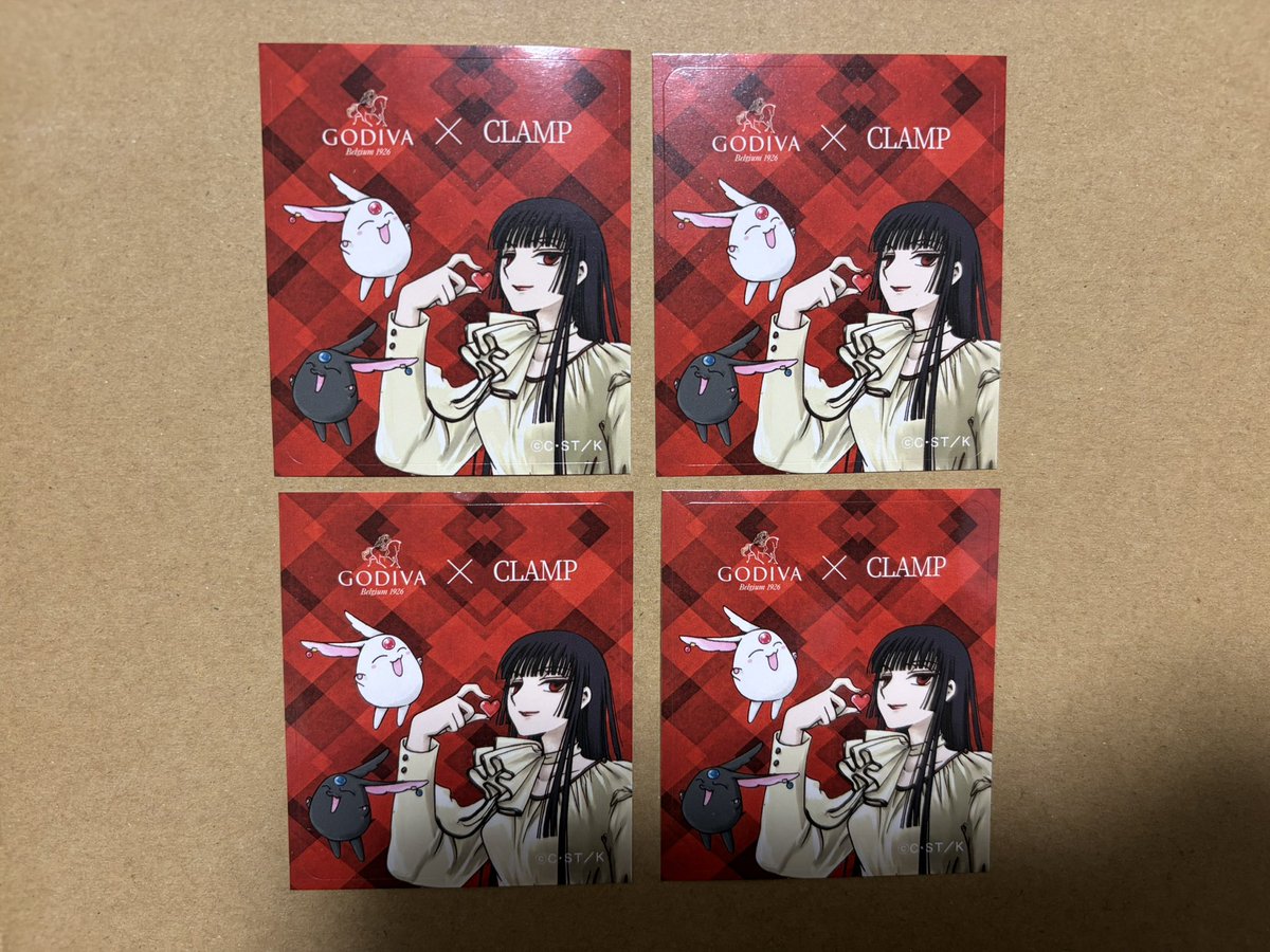 D__pi's tweet photo. は？嘘やろ？
予約した分全部被ってんだけど。
二度とGODIVA買わない。

#GODIVA 
#CLAMP https://t.co/PjfZ6WB5cJ
