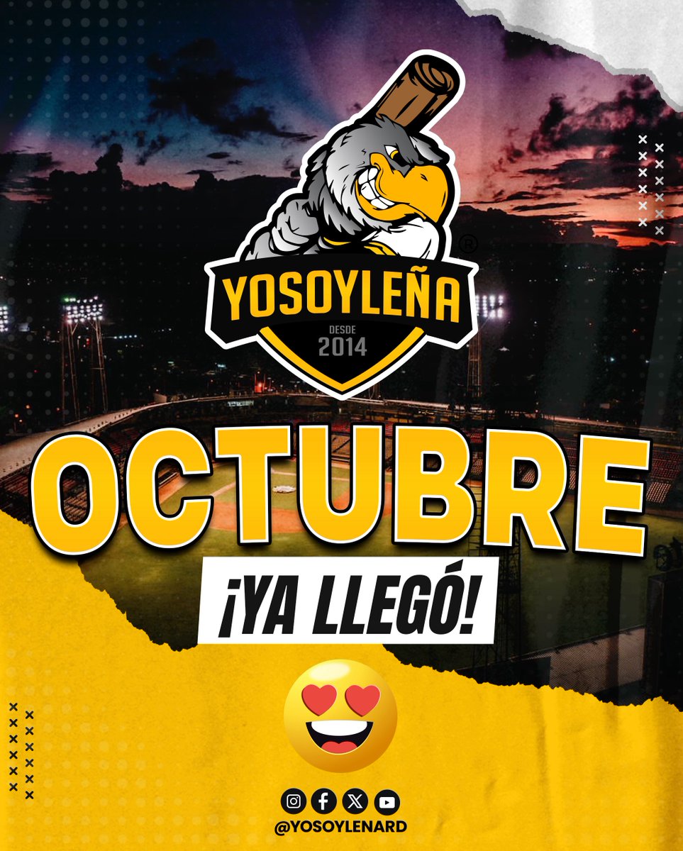 YoSoyLenaRD's tweet photo. ¡YA LLEGÓ 😍! 

Ya está aquí el mes más esperado por los dominicanos. Octubre por fin llegaste, ha sido larga la espera. 🦅🦅🦅

#YoSoyLeña https://t.co/BS79s3baPe