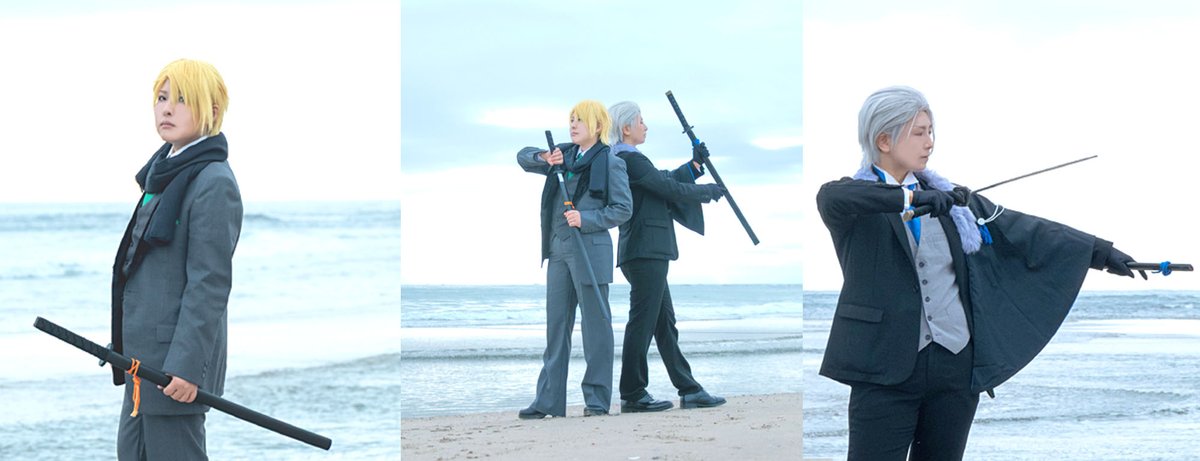 ・---------------------・
 　　 花　　　 喝
  　　　　と　
  　　束　　　 采

※1枚ずつタップしてご覧ください

山姥切長義:翔
山姥切国広:とーかさん
撮影:マキさん