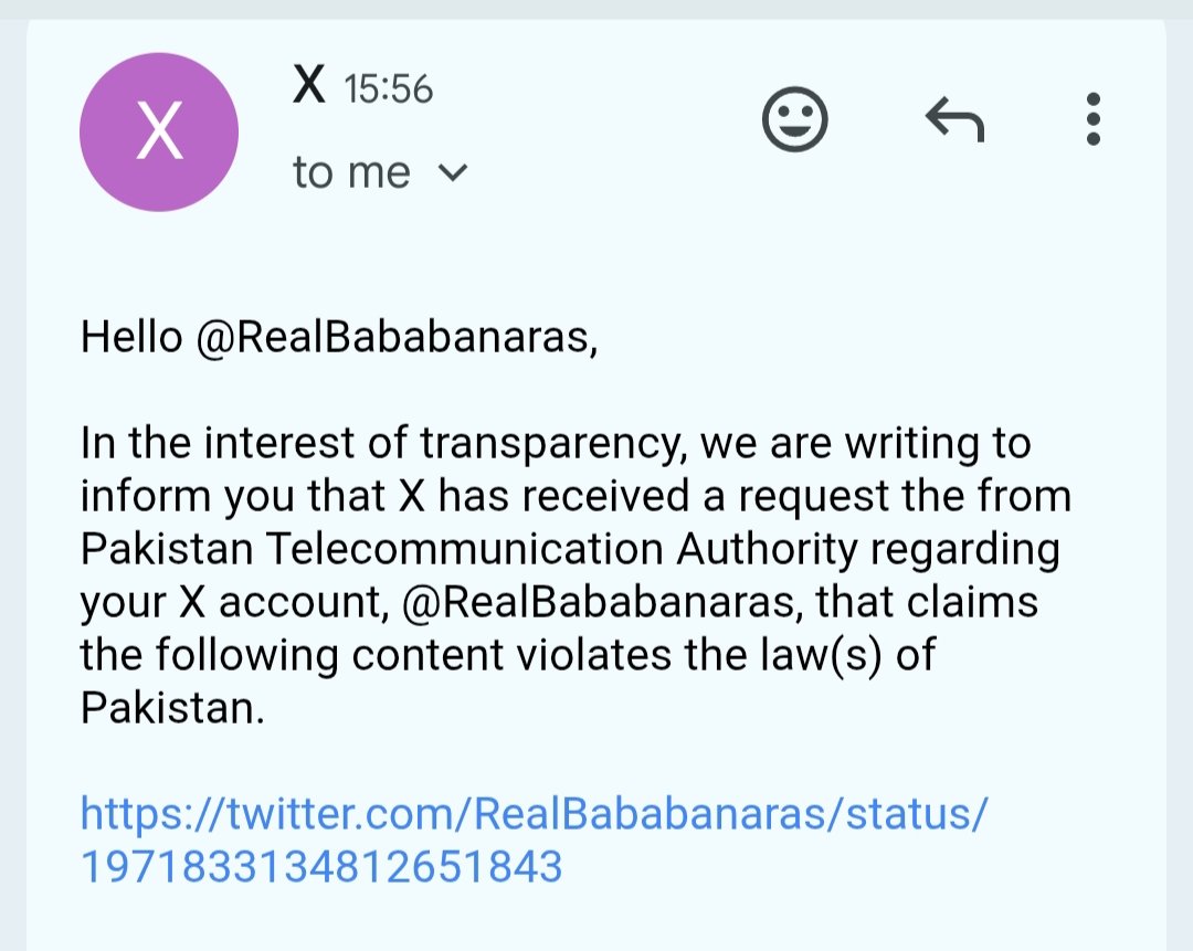 RealBababanaras's tweet image. Anothernotice from Pakistan for telling the truth of Pakistani Generals.

September : 67
October : 1

Dear Fellow Patriots 
Enemy wants to take my account down to hide the truth. Please Like/Share/Follow in large numbers to defeat the enemy on this platform too like Op Sindoor.