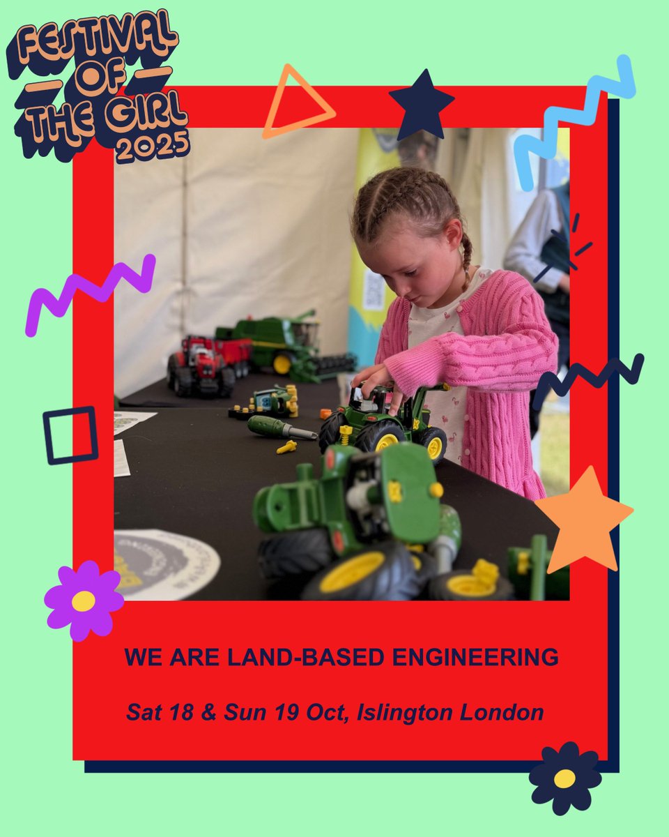 🚜 We’re at #FestivalOfTheGirl with <a href="/NFUEducation/">NFU Education</a> &amp; @BCA_Windsor to show girls the power of land-based engineering! From tractors to tech, this industry needs their brilliance. 💪🌱👩‍🔧
#WeAreLandBased #GirlsInSTEM #EngineeringTheFuture