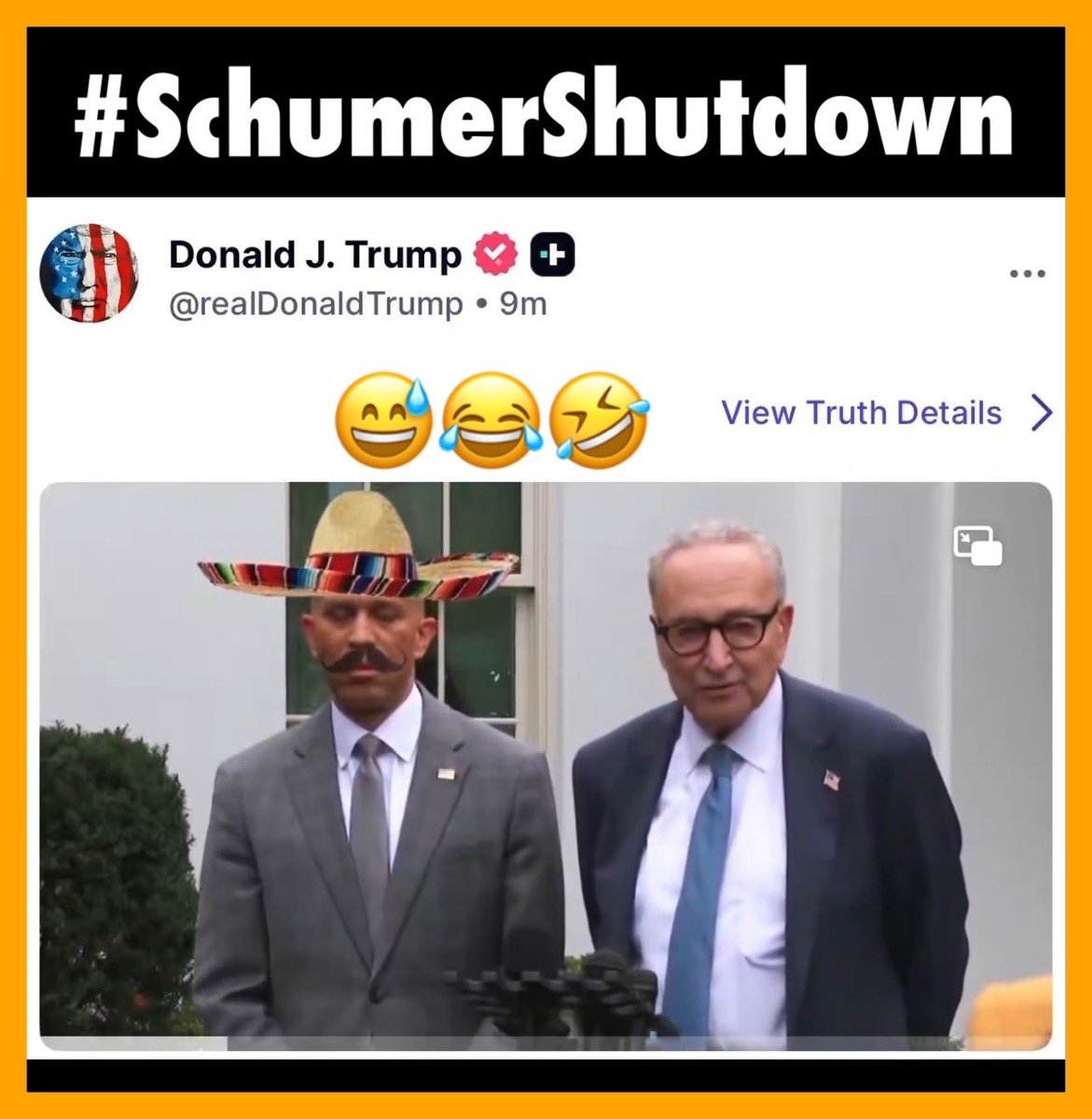 WenMaMa2's tweet image. .🚨 #T4GAGAt  #A10015 🚨
🔥🔥🔥🔥💥💥💥💥🔥🔥🔥🔥
✅ 
#TrumpWon #Trump #MAGA
#TrumpTrumpsDemocrats 
#TrumpIsAlwaysRight 
#TrumpWonAgain 
#SchumerShutdown Bad4Democrats!

✅@realDonaldTrump @TeamTrump 
@PressSec @JDVance @StephenM @JesseBWatters @JackPosobiec @DonaldJTrumpJr
