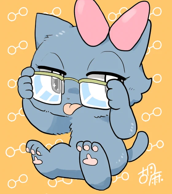 #メガネの日 

せっかくなので、創作キャラで一番メガネと縁遠い子にかけさせてみた。 